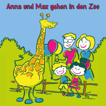 Abbildung: Anne und Max gehen in den Zoo